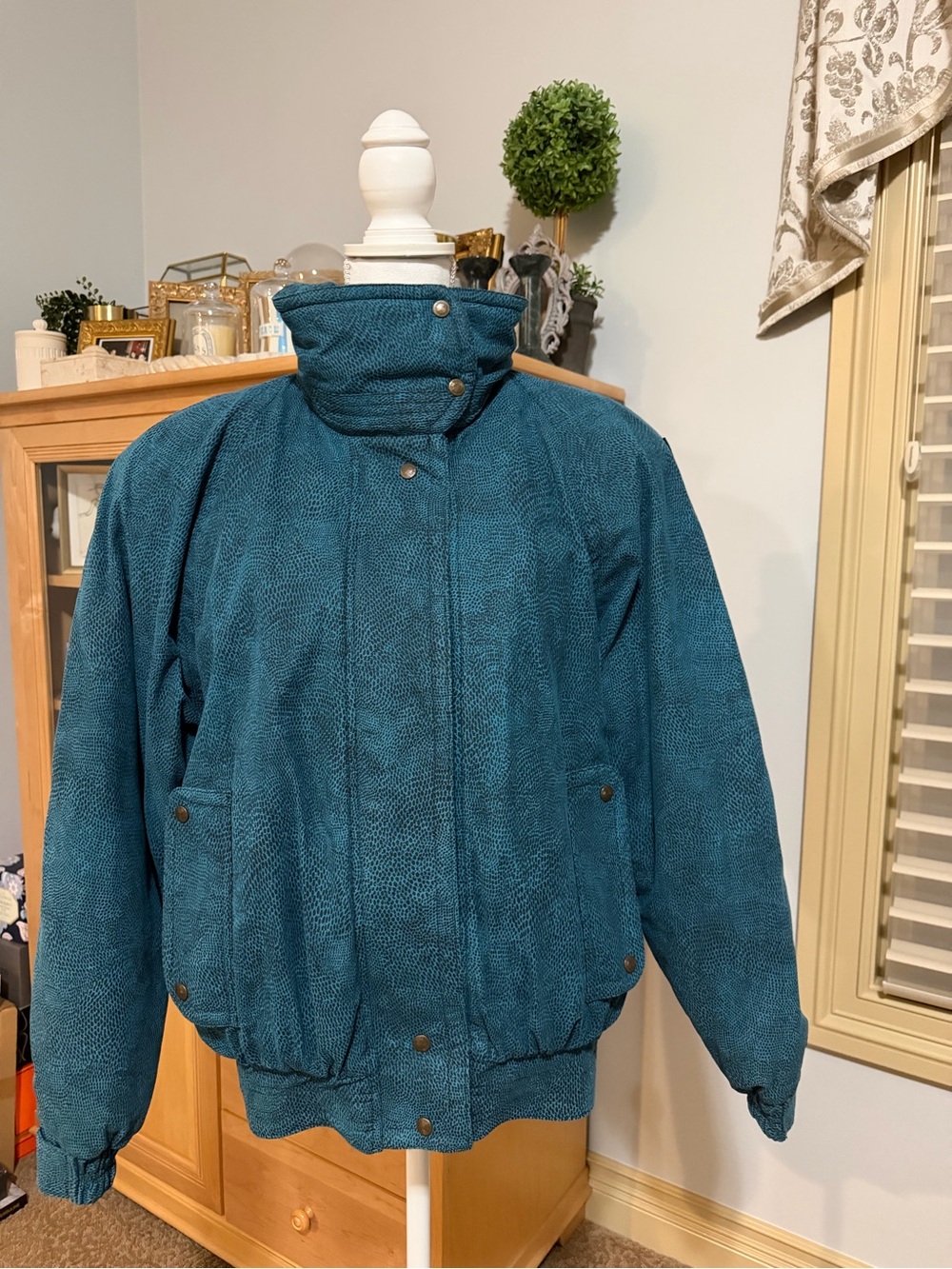 SKEA Vintage Retro Ski Puffy Jacket Snowboarding Size 4